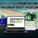 Monster’dan mart ayına özel fırsat: Peşin fiyatına 12 taksitle yüksek performans